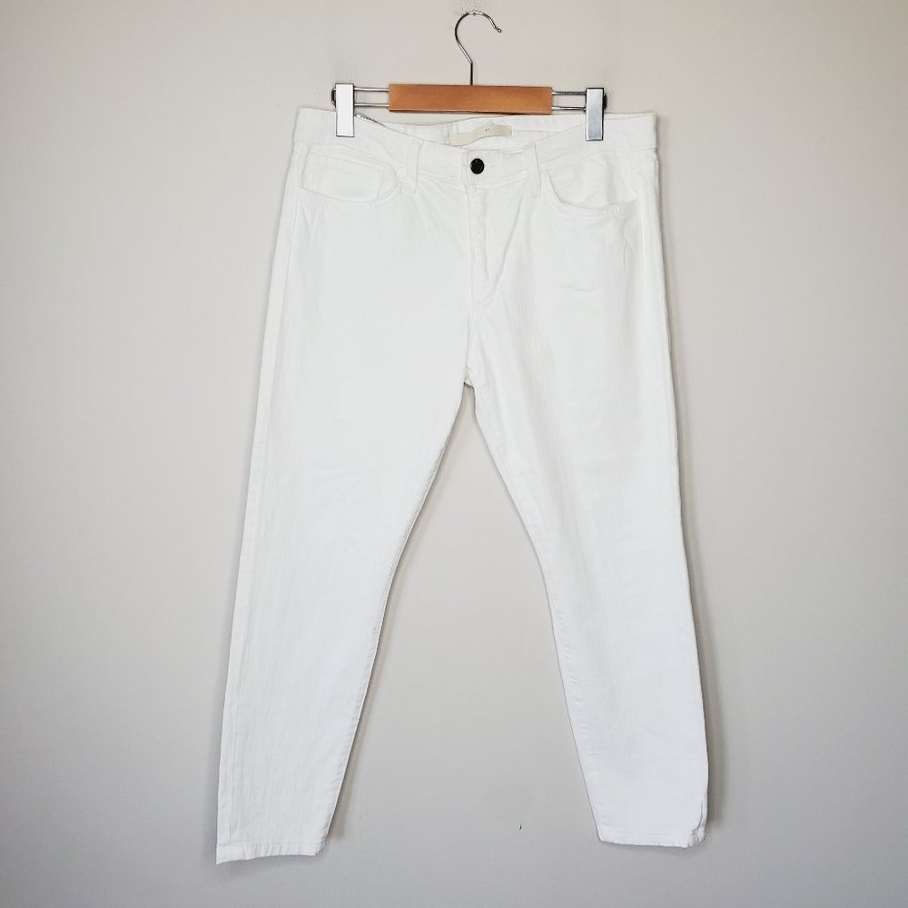 ANTHRO JOE'S White Ankle Straight Leg Jeans fit small! - Picture 3 of 11